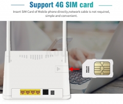 KuWFi 4G Wifi Router 5000mAh Mobile Wifi Hotspot Global FDD/TDD Sim Card 4 Lan Port 32users