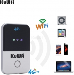 KuWFi Mobile 4G LTE Hotspot Router Unlocked Travel SIM Card Support LTE FDD B1/B3/B5