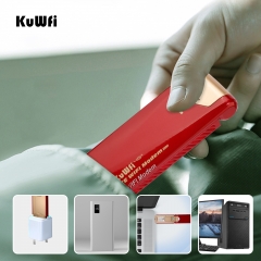 KuWFi 4G WiFi Modem Router 150Mbps USB Dongle Unlock Sim Card With External Antenna