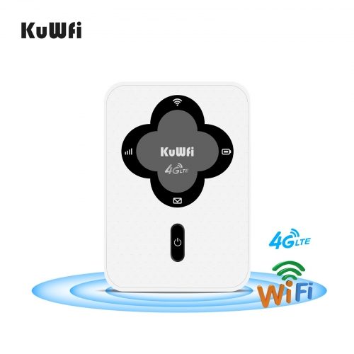 KuWFi Mini Unlock 4G WIFI Router 150Mbps Mobile WI-FI Hotspot Routers Modem With SIM Card