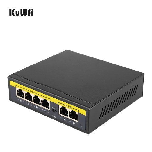 KuWFi POE Switch Ethernet Switches With 4 Port For IP Camera