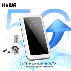 KuWFi eSim router mobile wifi router 5g 4500mah 5G NR SA NSA WiFi 6 Mobile wifi router